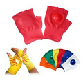 Fingerless Cheering Gloves With A Plastic Disk/Clapper Acrylic Gloves